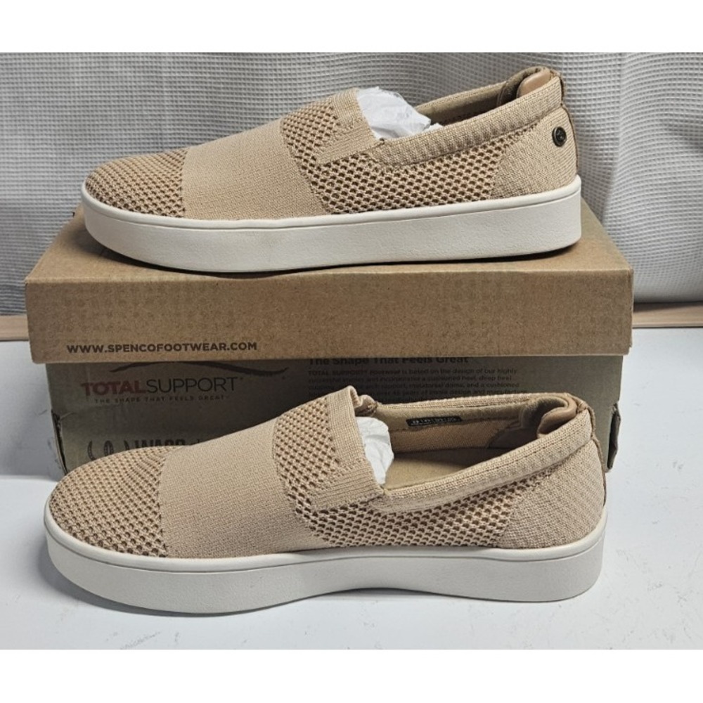 Spenco Women's Coastal Slip-On Wheat woman US 6 textile upper